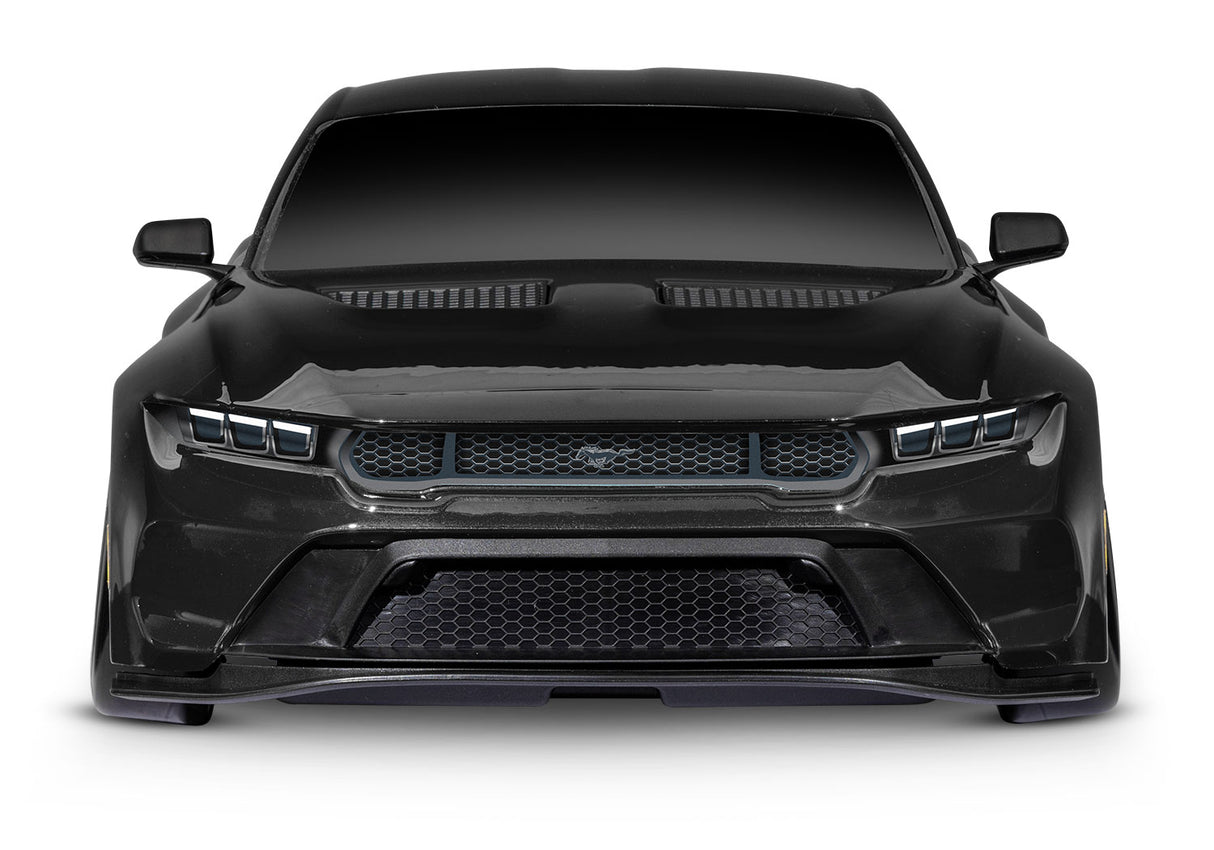 Traxxas 4-Tec Mustang 1/10 Electric RWD Drift Car (Black) & TQi 2.4GHz Radio System & TSM