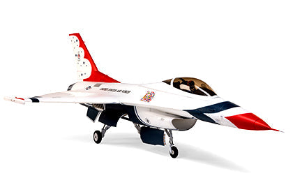 F-16 Thunderbirds 80mm EDF BNF Basic with AS3X and SAFE Select - EFL87950