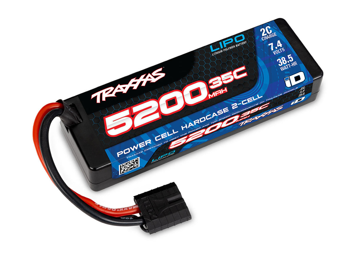 Traxxas 5200 mAh 7.4 Volt 2-Cell Hard Case LiPo Battery