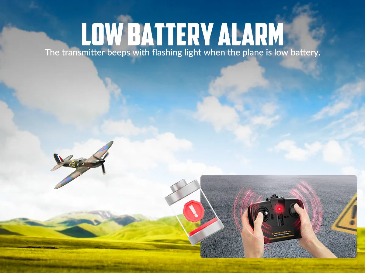 Hobby Zone Spitfire 400mm PNP RC Warbirds RC Plane 4CH-76112