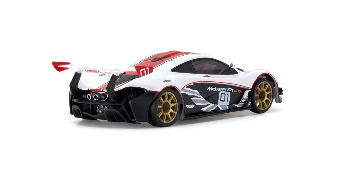 Kyosho MINI-Z RWD Series Ready Set McLaren P1™ GTR White/Red 32324WR