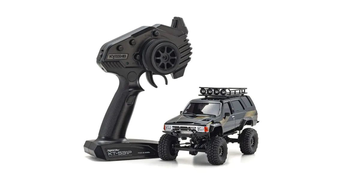 Kyosho MINI-Z 4x4 Readyset Toyota 4Runner (Hilux surf) with Accessory parts Black