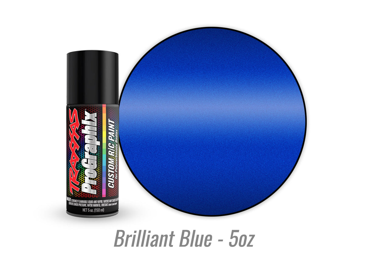 Traxxas Brilliant Blue ProGraphix Spray Paint (5 oz)