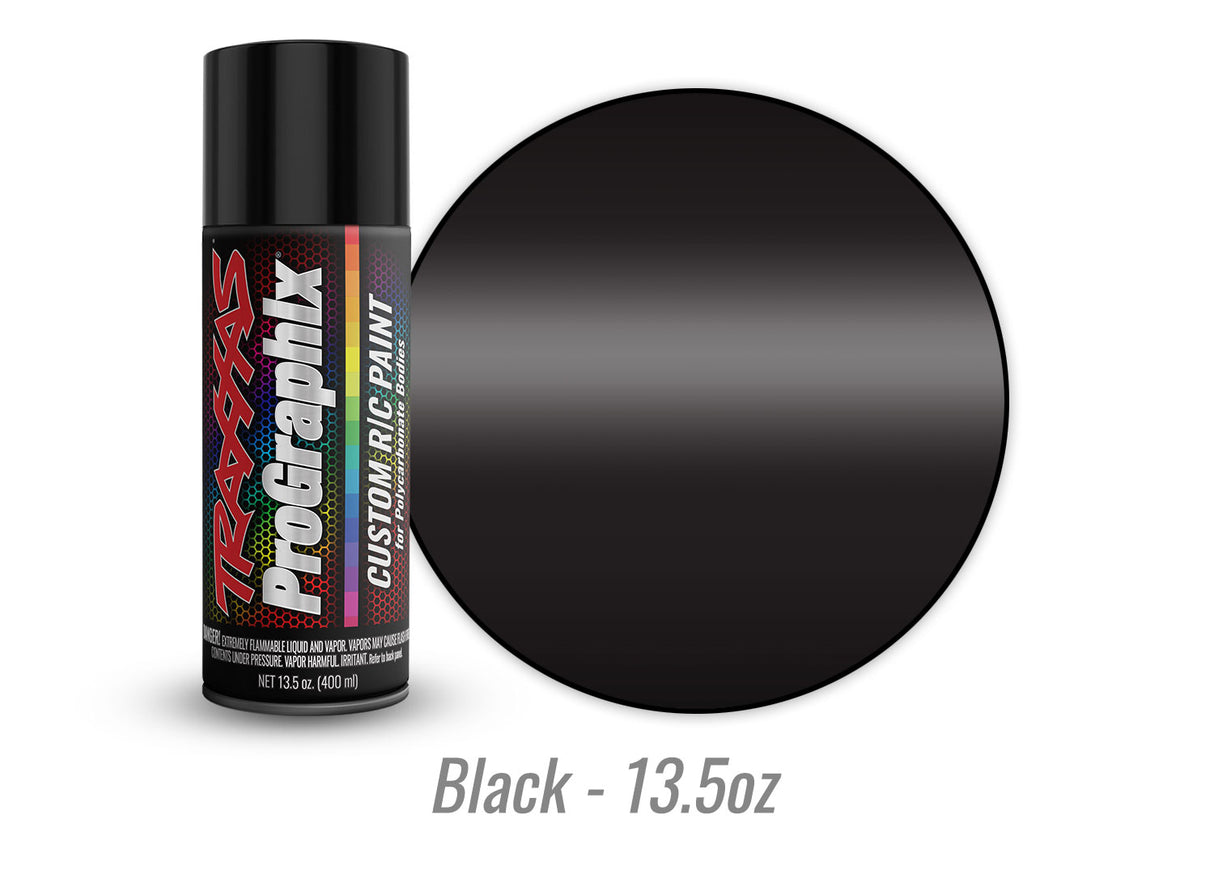 Traxxas Black ProGraphix Spray Paint (13.5 oz)