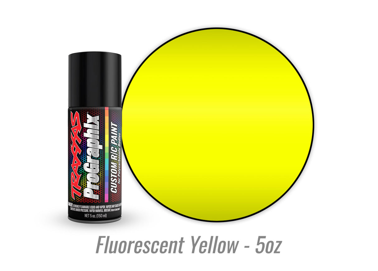 Traxxas Fluorescent Yellow ProGraphix Spray Paint (5 oz)