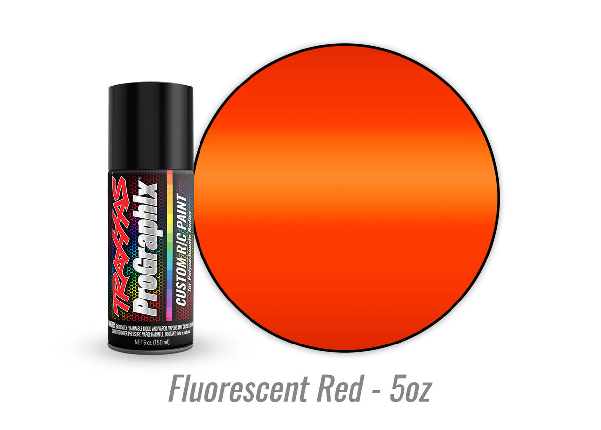 Traxxas Fluorescent Red ProGraphix Spray Paint (5 oz)