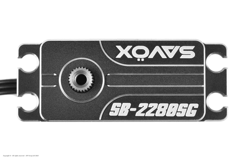 Savox SB-2280SG Digital HV Brushless Steel Gear Servo – Ultra Torque