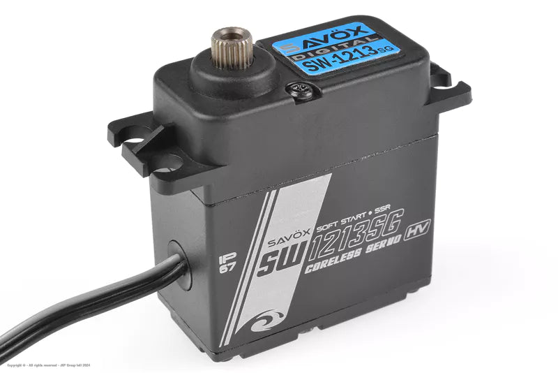 Savox SW-1213SG – Digital HV Coreless Waterproof Steel Gear Servo
