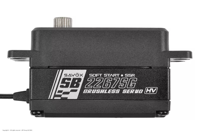 Savox SB-2267SG+ Digital Low-Profile Brushless Servo – Steel Gears