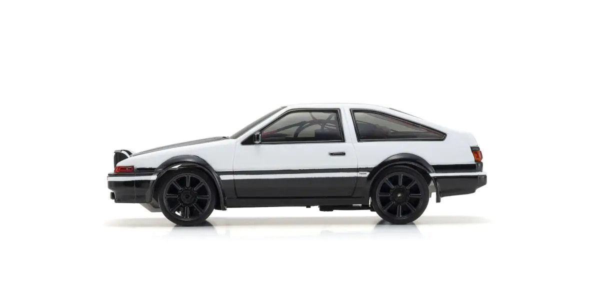 Kyosho First MINI-Z Toyota Sprinter Trueno AE86 Readyset – White/Black