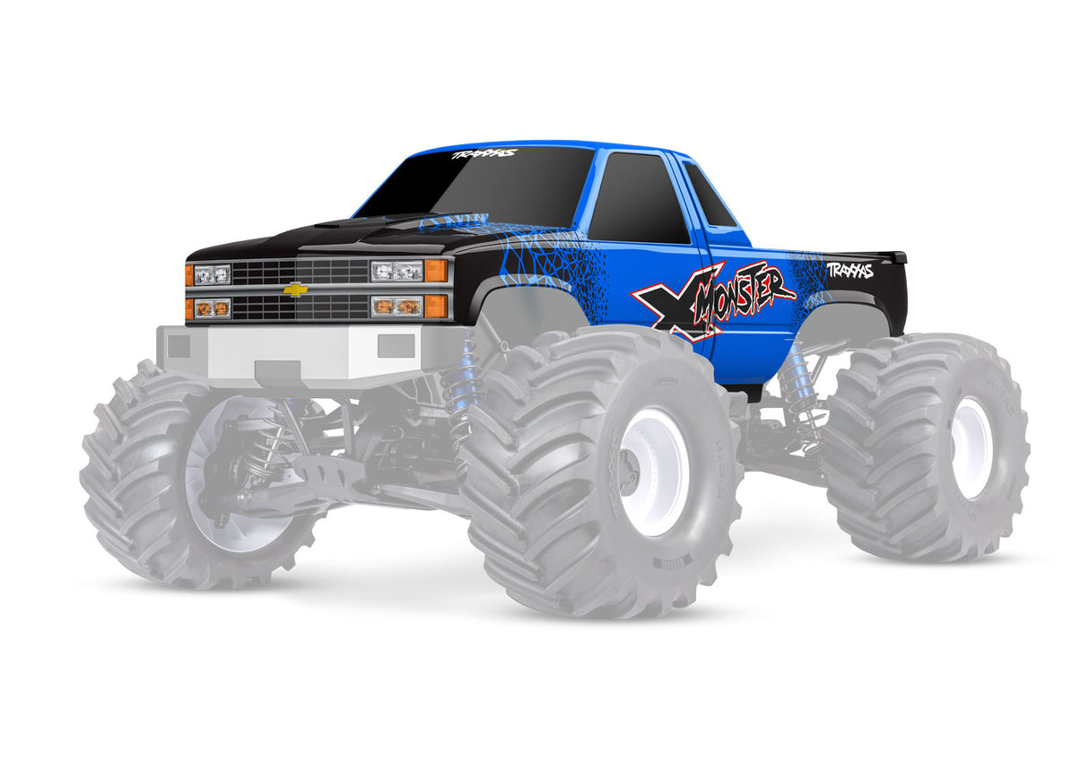 Traxxas Blue X-Monster Chevrolet GMT400 CK Truck Body