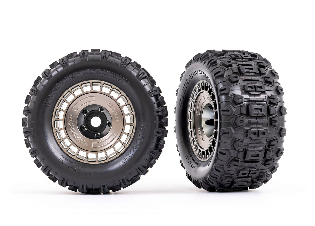 Traxxas 3.8" Modular Wheels & Sledgehammer Tires (2)