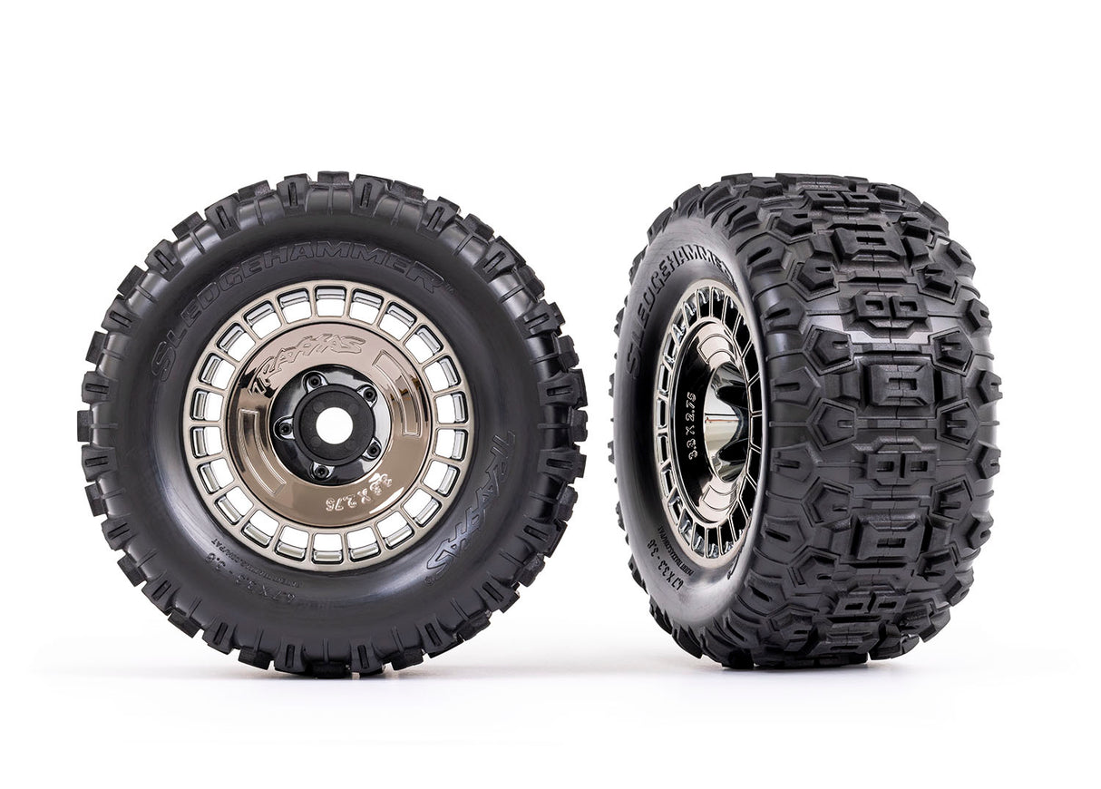 Traxxas 3.8" Modular Wheels & Sledgehammer Tires (2)