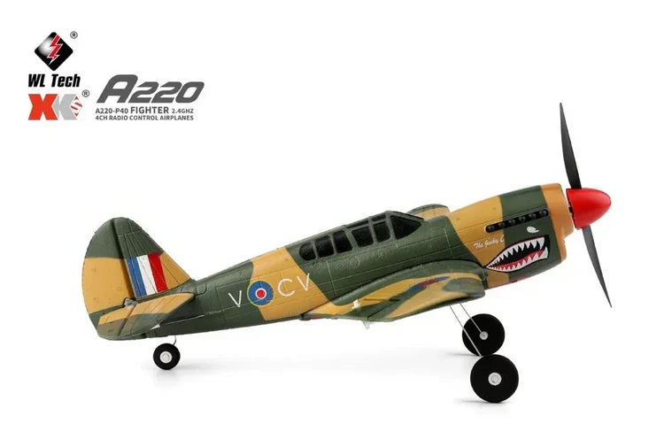 RC Pro A220 3D/6G 4CH R/C P40 Fighter Brushed