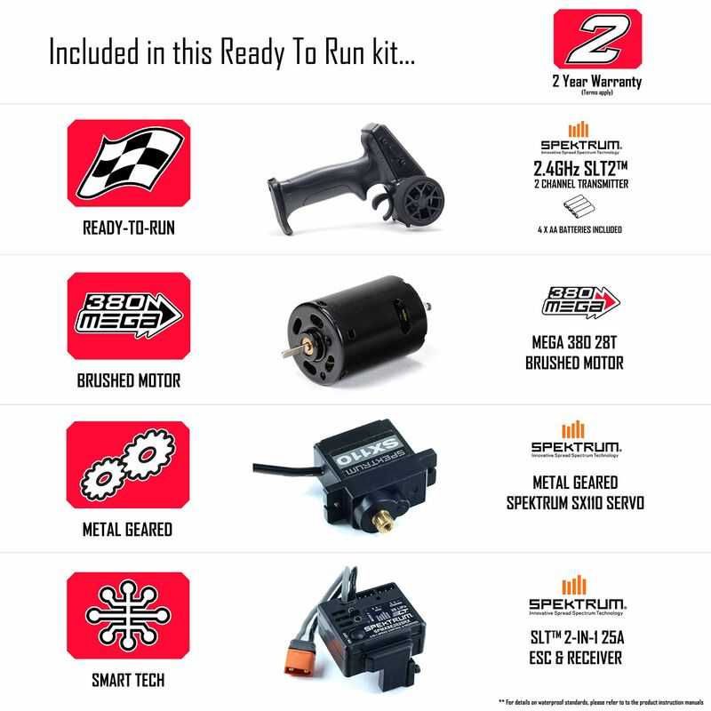 1/18 GRANITE GROM 4X4 RTR Brushed Monster Truck (Battery & Charger Included), Blue