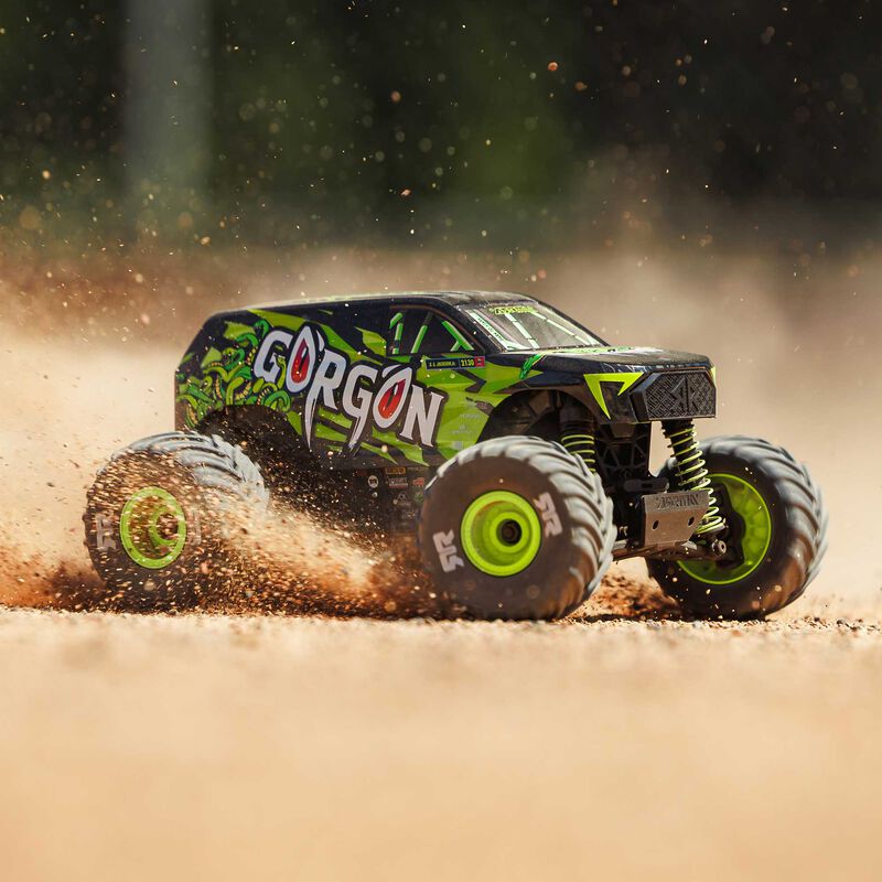 1/16 GORGON GROM 4X4 RTR Brushed Monster Truck (Battery & Charger Included), Yellow