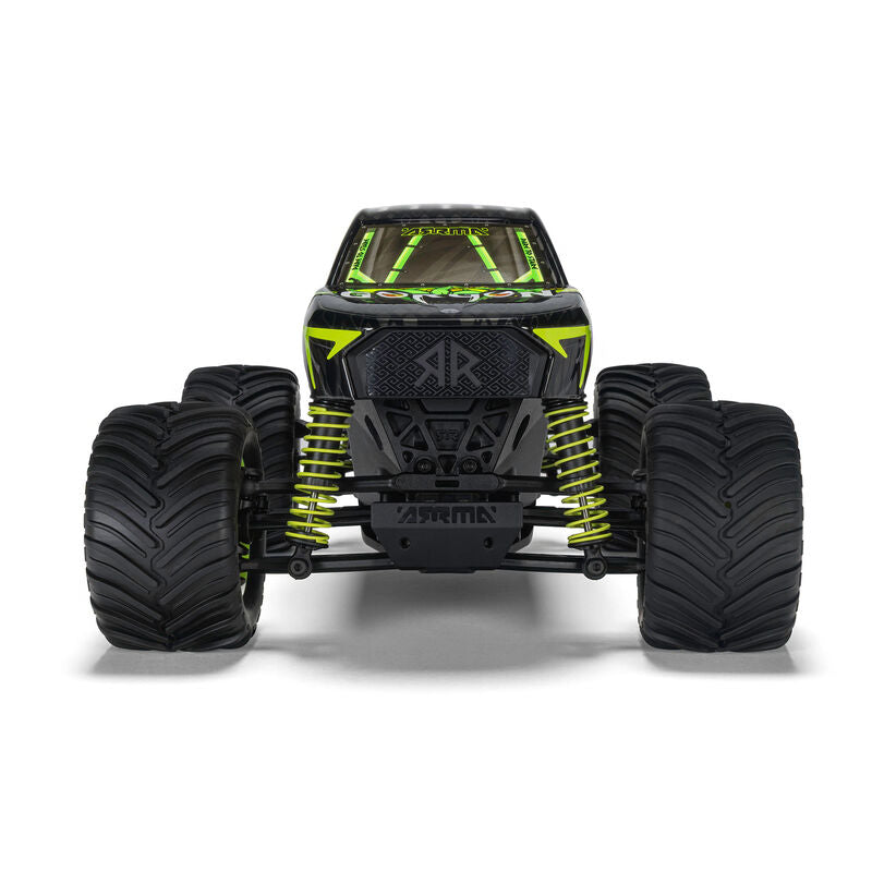 1/16 GORGON GROM 4X4 RTR Brushed Monster Truck (Battery & Charger Included), Yellow