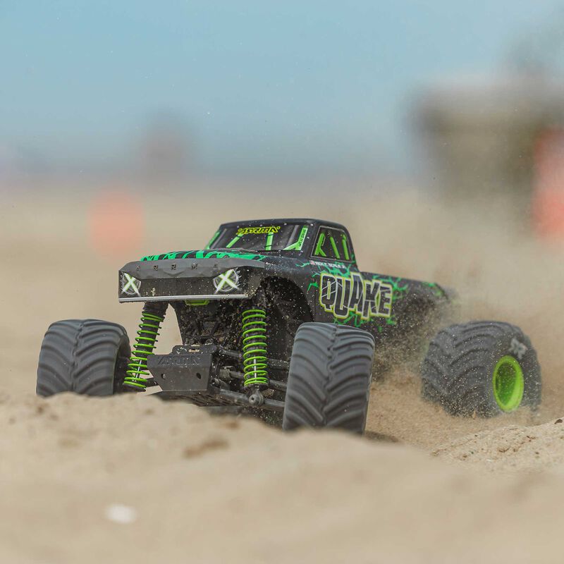 1/16 QUAKE GROM 4X4 RTR Brushed Monster Truck (Battery & Charger Included), Green