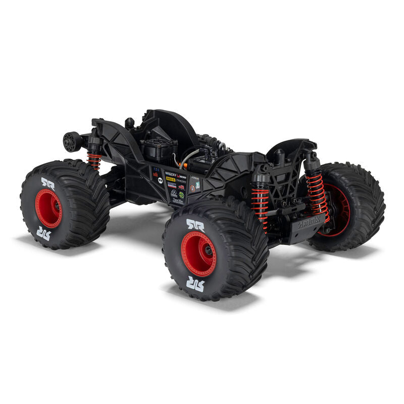 1/16 QUAKE GROM 4X4 RTR Brushed Monster Truck (Battery & Charger Included), Red