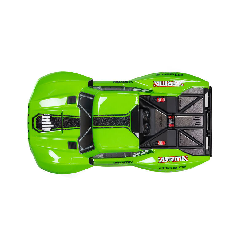 Arrma 1/10 FURY 2WD RTR Brushed Short Course Truck, Green