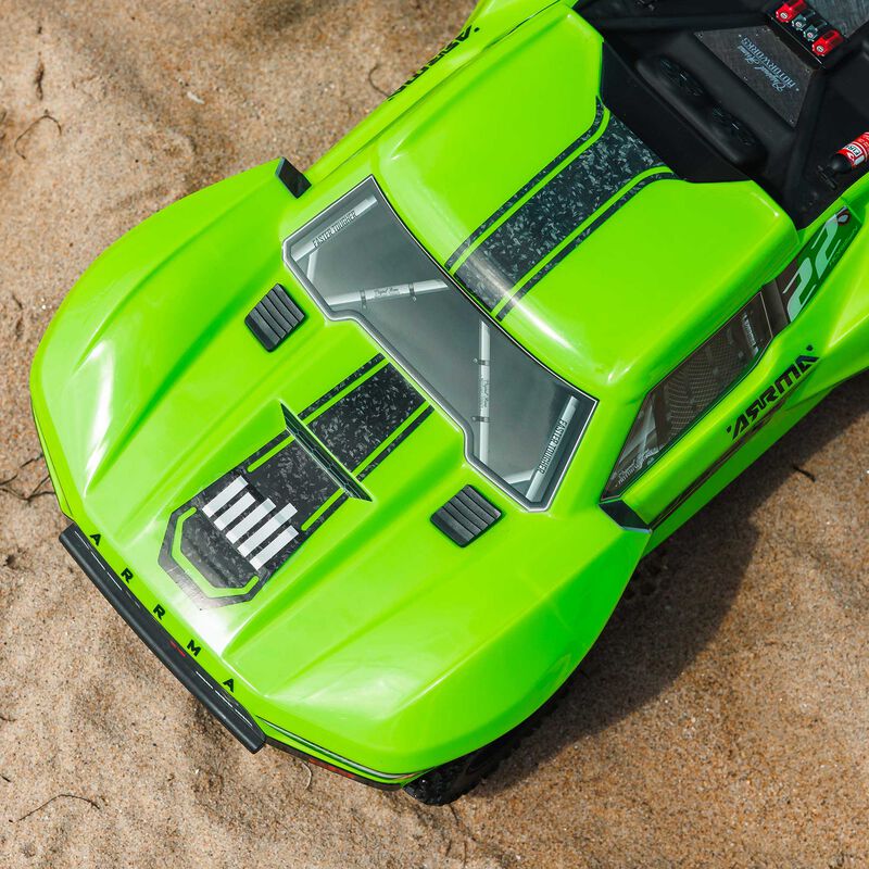 Arrma 1/10 FURY 2WD RTR Brushed Short Course Truck, Green