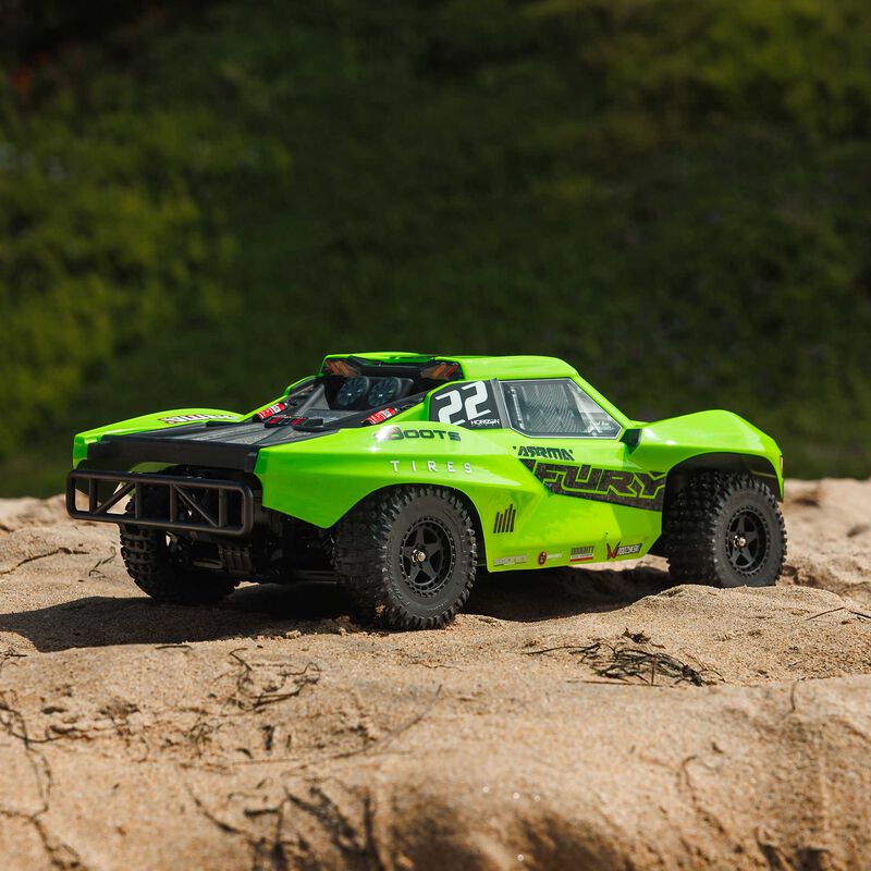 Arrma 1/10 FURY 2WD RTR Brushed Short Course Truck, Green