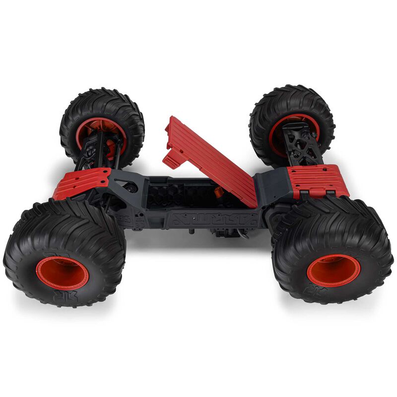 1/10 GORGON 2WD RTR Brushed Monster Truck (Battery & Charger Included), Red