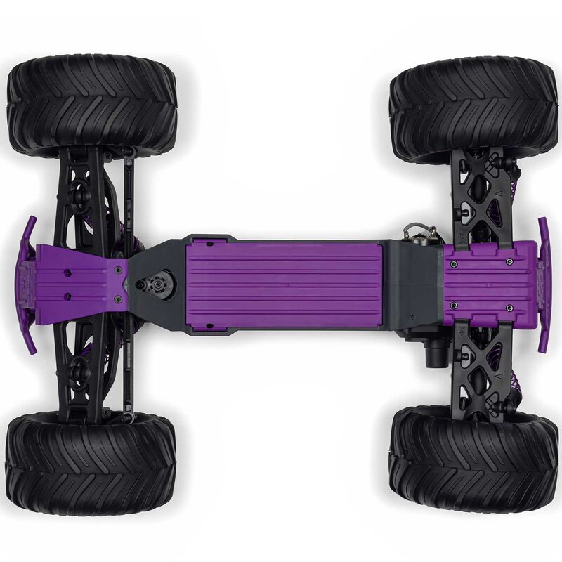 1/10 GORGON 2WD RTR Brushed Monster Truck (Battery & Charger Included), Purple