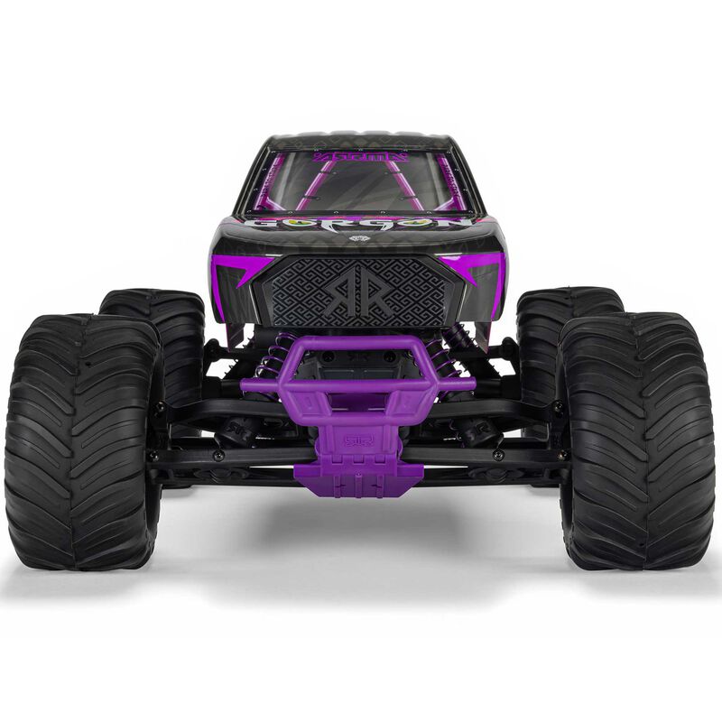 1/10 GORGON 2WD RTR Brushed Monster Truck (Battery & Charger Included), Purple