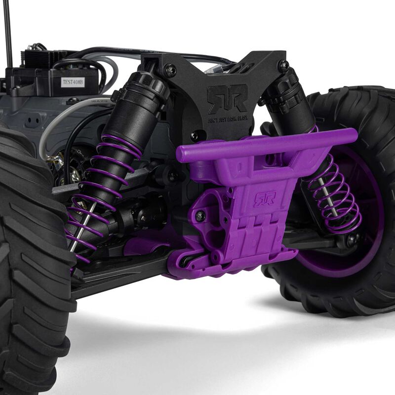 1/10 GORGON 2WD RTR Brushed Monster Truck (Battery & Charger Included), Purple