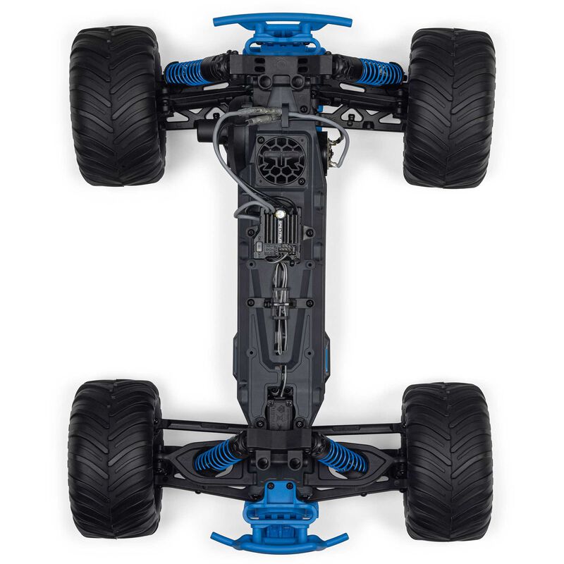 1/10 GORGON 2WD RTR Brushed Monster Truck (Battery & Charger Included), Blue