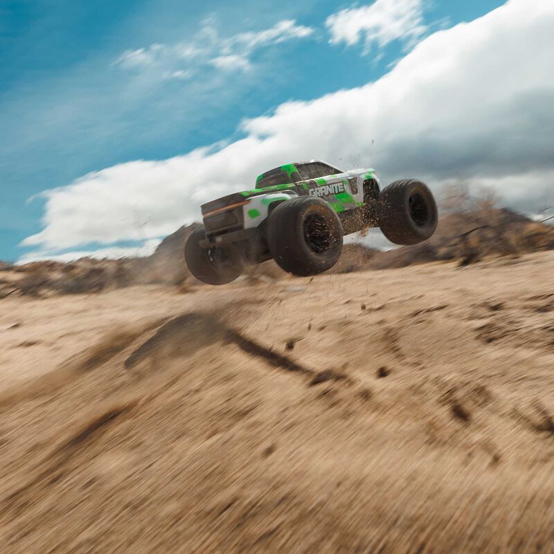 1/10 GRANITE MEGA 665 4X4 RTR Brushed Monster Truck, Green