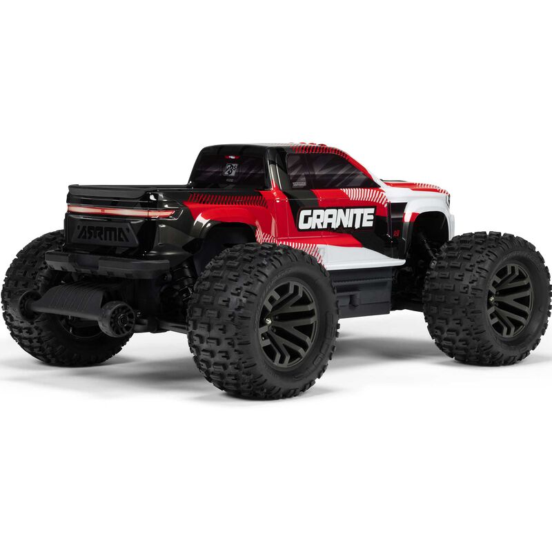 1/10 GRANITE 223S DSC 4X4 RTR Brushless Monster Truck, Red