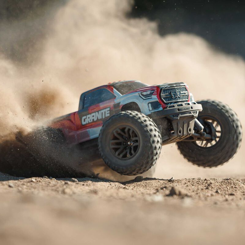 1/10 GRANITE 223S DSC 4X4 RTR Brushless Monster Truck, Red