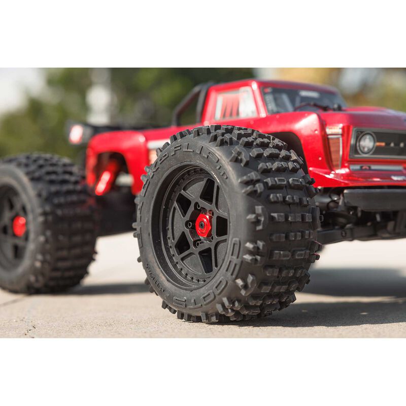 1/10 OUTCAST 4S 4X4 RTR Brushless Stunt Truck, Red