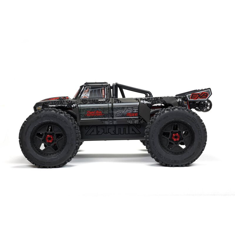 1/5 OUTCAST 8S EXB AVC 4X4 RTR Brushless Stunt Truck, Black