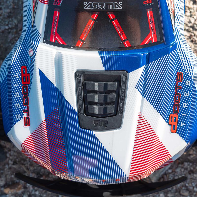 1/8 KRATON 4X4 6S BLX BRUSHLESS V6 SPEED TRUCK RTR (Blue/Red)