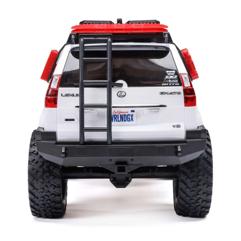 Axial 1/24 SCX24 Lexus GX 470 4X4 RTR Brushed Rock Crawler (Battery & Charger Included), White