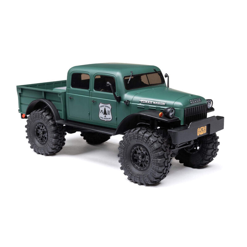 Axial 1/24 SCX24 Dodge Power Wagon 4X4 RTR Brushed Rock Crawler
