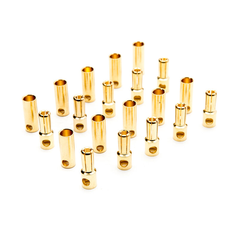 Dynamite Connector: Gold Bullet Set, 5.5mm (10)
