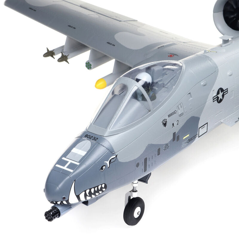 A-10 Thunderbolt II Twin 64mm EDF BNF Basic with AS3X and SAFE Select - EFL011500