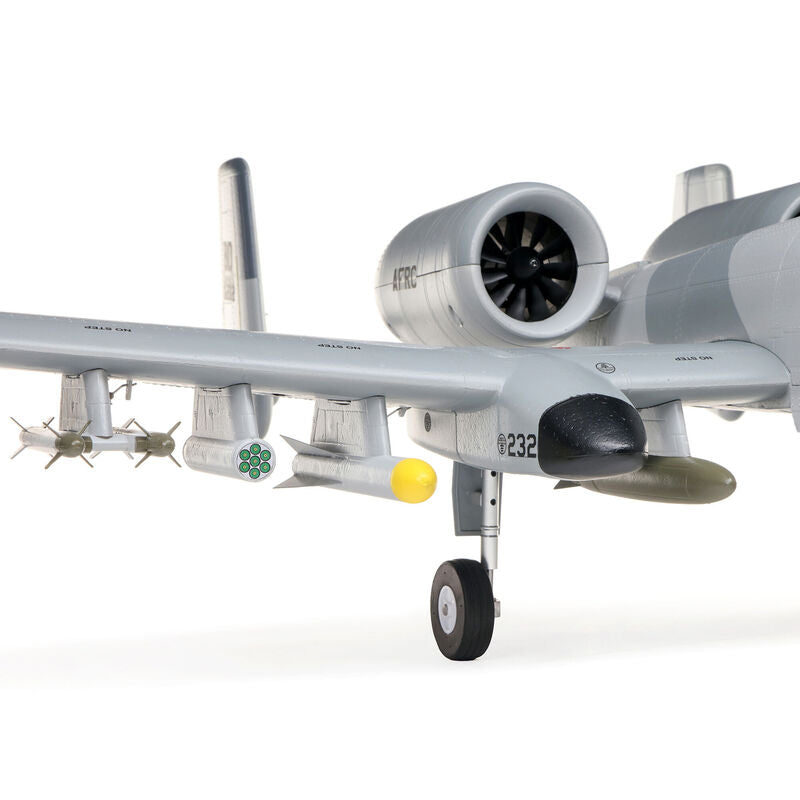 A-10 Thunderbolt II Twin 64mm EDF BNF Basic with AS3X and SAFE Select - EFL011500