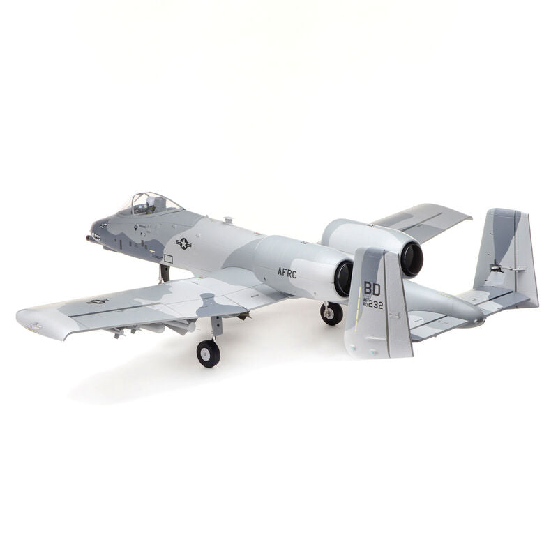A-10 Thunderbolt II Twin 64mm EDF BNF Basic with AS3X and SAFE Select - EFL011500