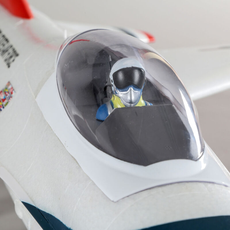 F-16 Thunderbirds 70mm EDF Jet BNF Basic with AS3X and SAFE Select - EFL78500