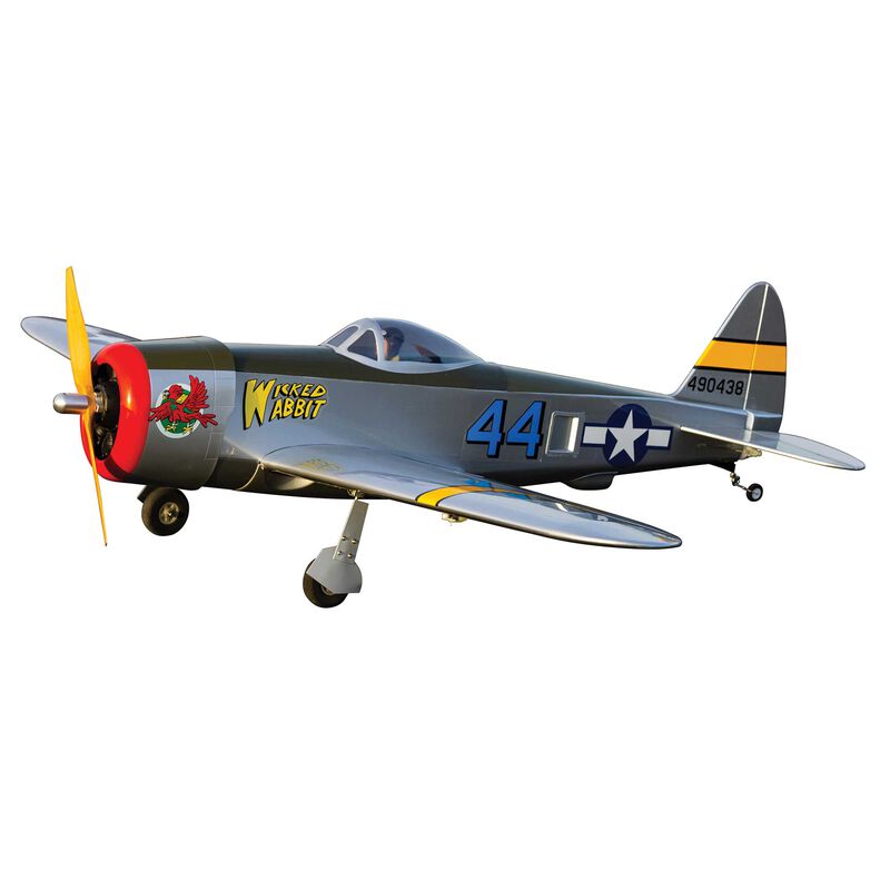 E-flite Fun Scale P-47 Thunderbolt PNP, 58.4"