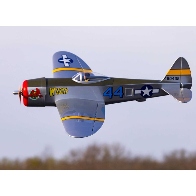 E-flite Fun Scale P-47 Thunderbolt PNP, 58.4"