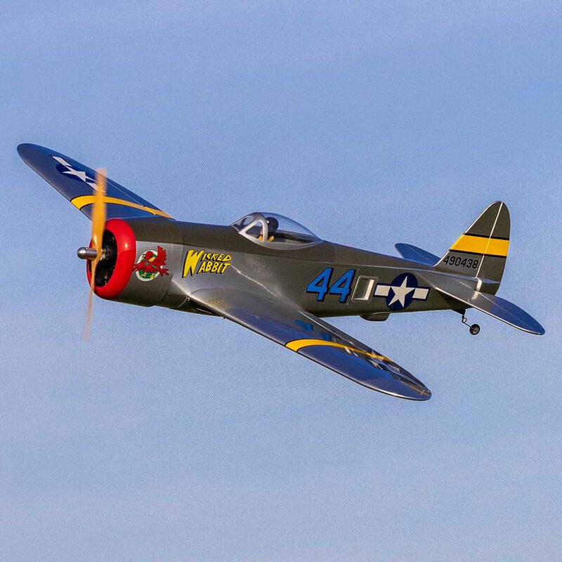 E-flite Fun Scale P-47 Thunderbolt PNP, 58.4"