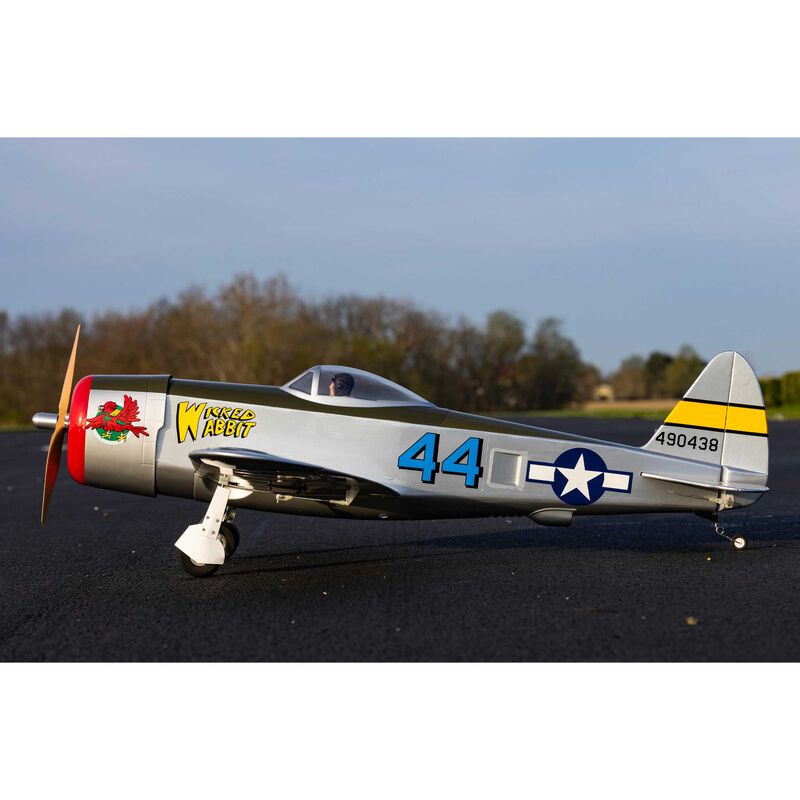 E-flite Fun Scale P-47 Thunderbolt PNP, 58.4"