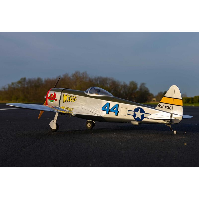 E-flite Fun Scale P-47 Thunderbolt PNP, 58.4"