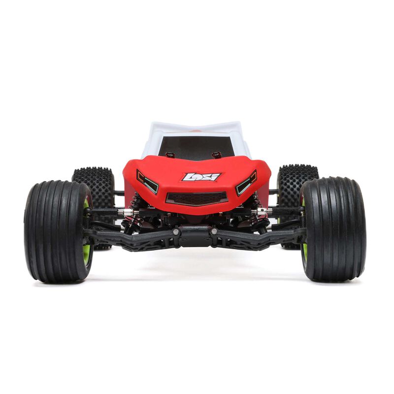 Losi 1/18 Mini-T 2.0 2S 2WD RTR Brushless Stadium Truck, Red